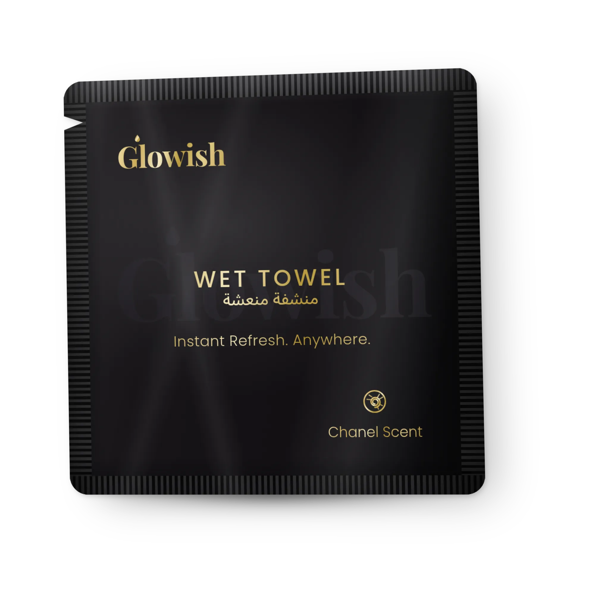 Glowish premium wet towel