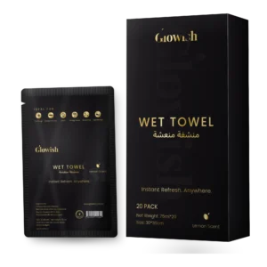 Glowish Wet Towels 30 × 30 cm – 20 Pack